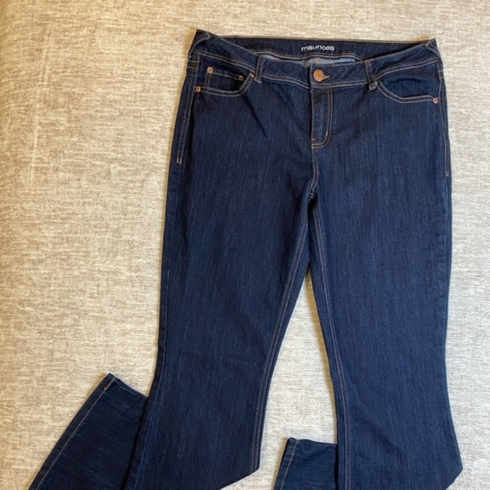 Maurice’s 14 Long denim jeans.